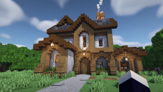 image of Large Farmhouse by Disruptive Builds Minecraft litematic